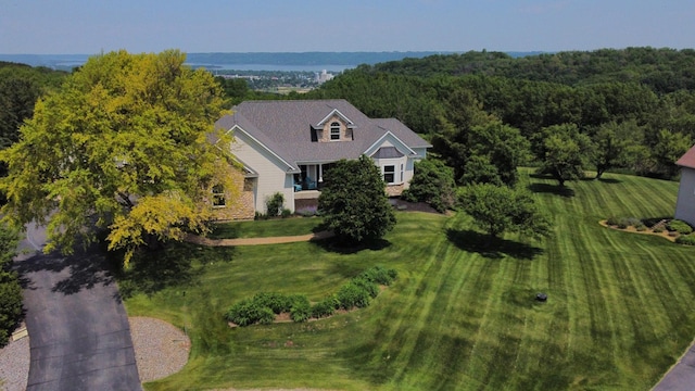 30150 715th St, Lake City, MN 55041 - aerial view of property and surrounding area with a forest
