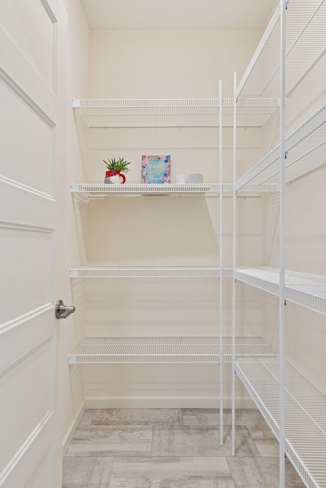 view of pantry