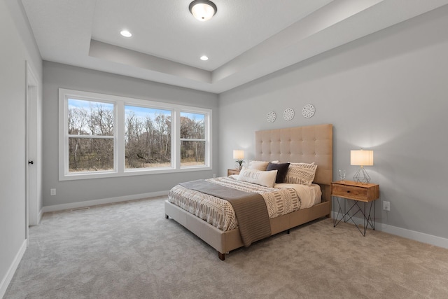 22816 Jarvis St NW, Elk River, MN 55330 - bedroom featuring a raised ceiling and light carpet