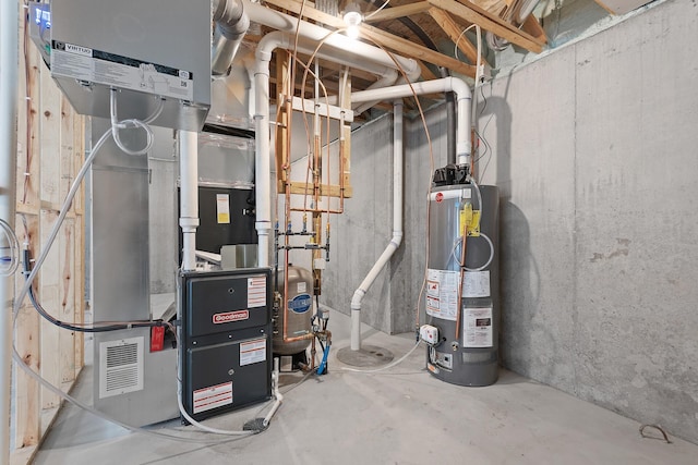 22816 Jarvis St NW, Elk River, MN 55330 - utility room featuring gas water heater