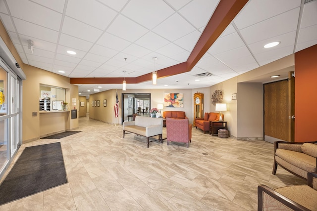 6615 Lake Shore Dr S Unit 311, Richfield, MN 55423 - community lobby featuring a drop ceiling