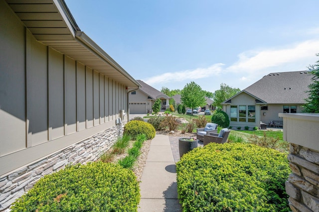17365 Hanson Ct, Eden Prairie, MN 55347 - view of yard with a residential view