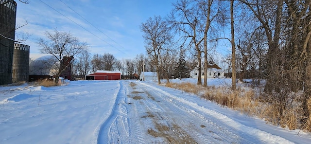 view of road