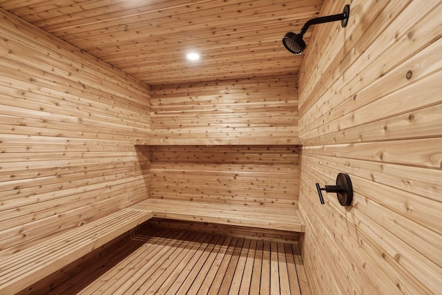 view of sauna / steam room