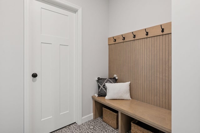 17953 Hidden Creek Trl, Lakeville, MN 55044 - mudroom featuring baseboards