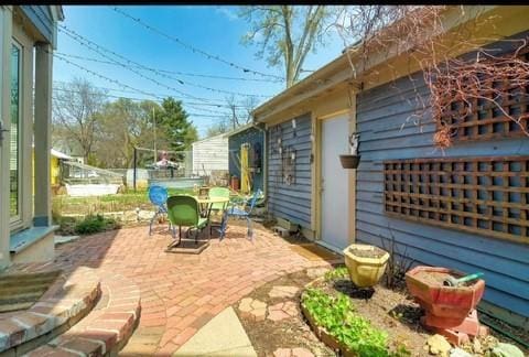 view of patio / terrace featuring outdoor dining area