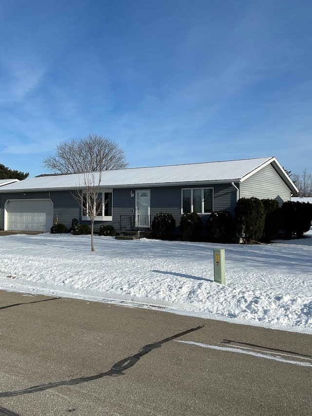 ranch-style house with a garage