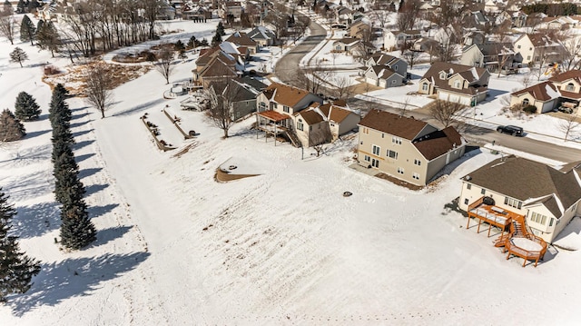 5078 Nicklaus Dr NW, Rochester, MN 55901 - snowy aerial view featuring a residential view