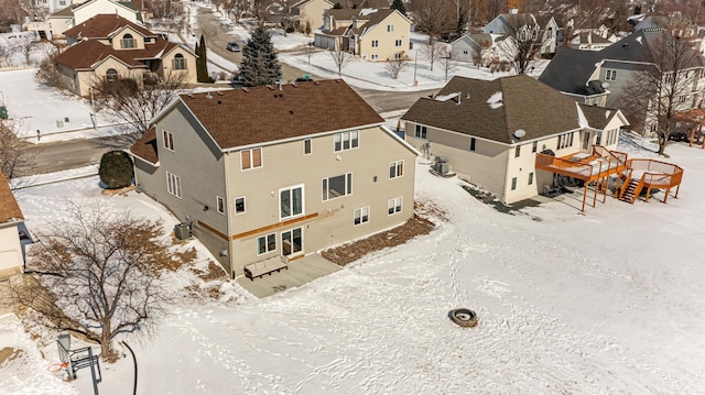 5078 Nicklaus Dr NW, Rochester, MN 55901 - snowy aerial view with a residential view
