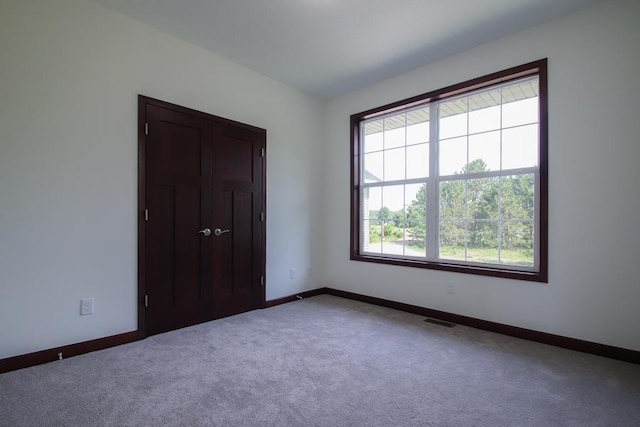 interior space with light colored carpet