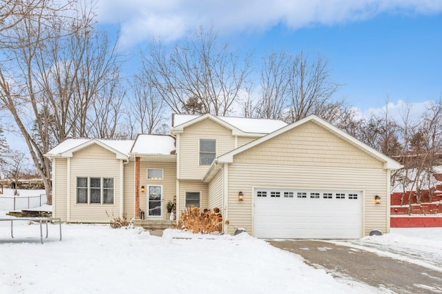 view of front of house featuring an attached garage