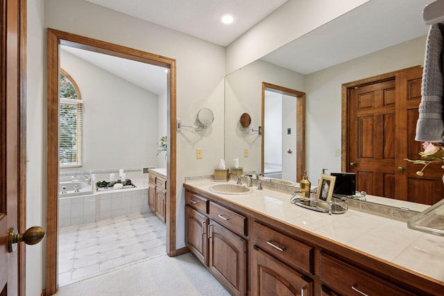 11824 Welters Way, Eden Prairie, MN 55347 - bathroom featuring vanity and a garden tub