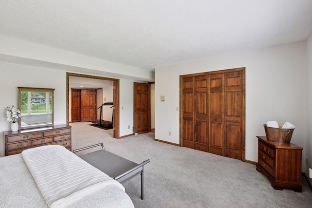 11824 Welters Way, Eden Prairie, MN 55347 - bedroom with light carpet, a closet, and baseboards