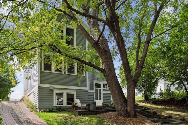 view of back of property