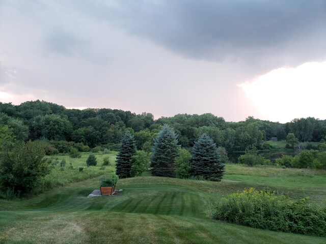 880 Norell Ave N, West Lakeland Twp, MN 55082 - view of yard at dusk