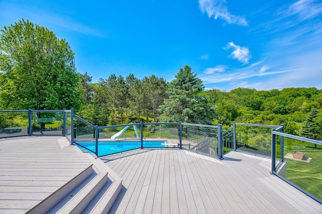 880 Norell Ave N, West Lakeland Twp, MN 55082 - view of wooden deck