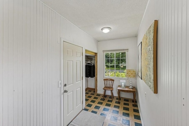 4345 Upper 145th St W, Rosemount, MN 55068 - entryway with a textured ceiling and wood walls