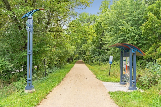 surrounding community with a view of trees