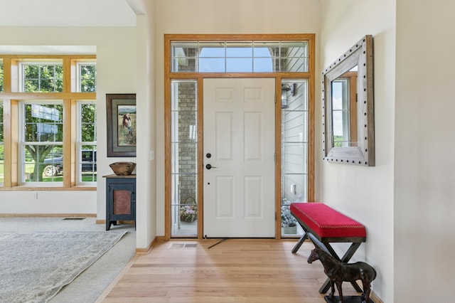 8051 165th St E, Credit River Twp, MN 55372 - entryway with light wood-style floors and baseboards