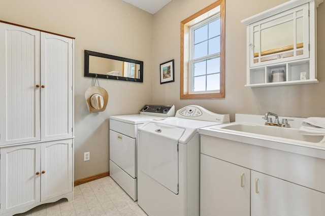 8051 165th St E, Credit River Twp, MN 55372 - washroom featuring independent washer and dryer and cabinet space