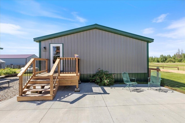 view of outbuilding