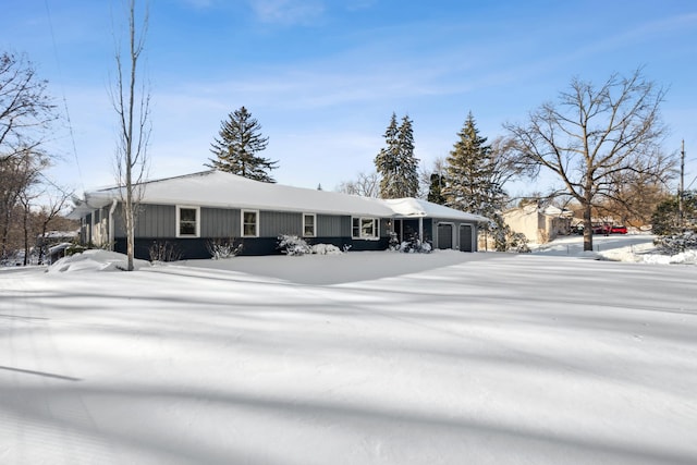 view of front of property featuring an attached garage