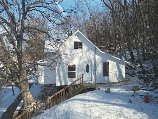 view of front of home