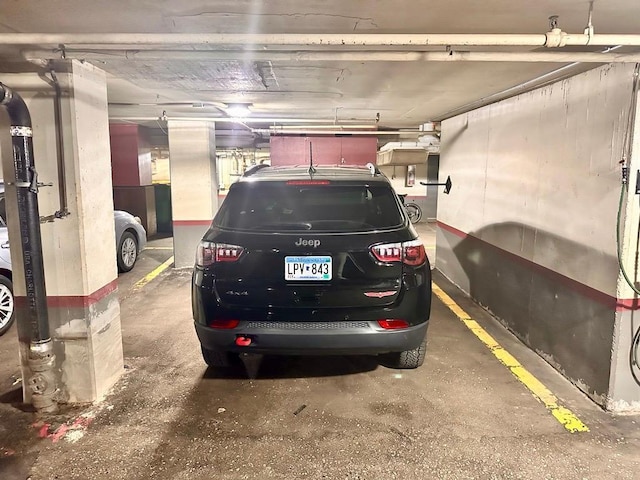 view of parking deck