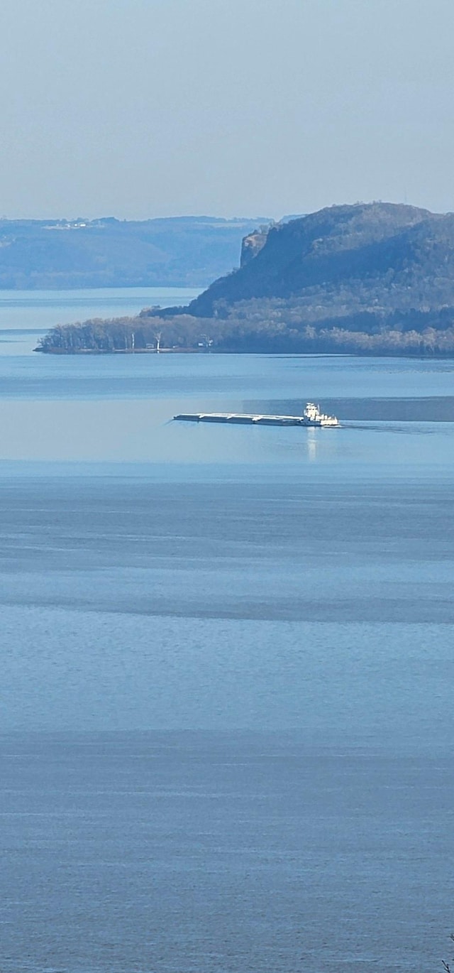 property view of water with a mountain view