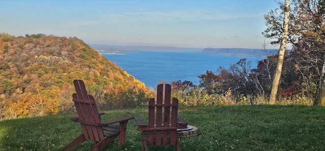 property view of water