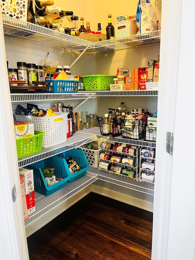 view of pantry