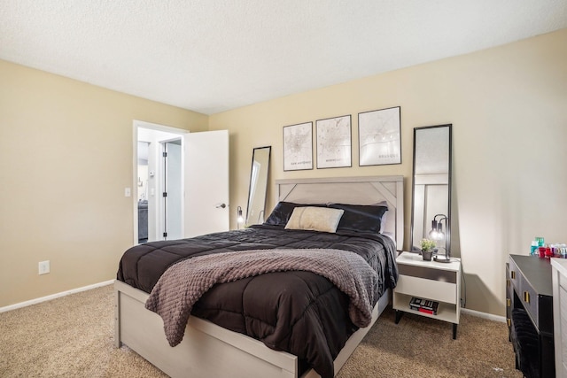 bedroom with carpet floors