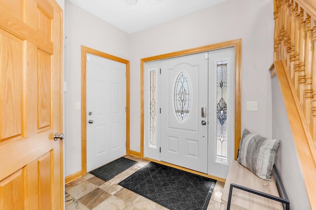 entryway featuring plenty of natural light