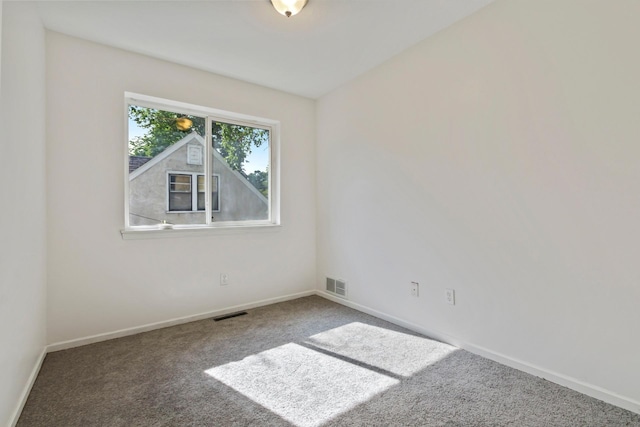 spare room featuring carpet