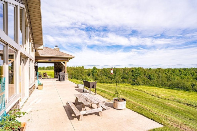 1036 Ziebarth Rd, Wrenshall, MN 55797 - view of patio