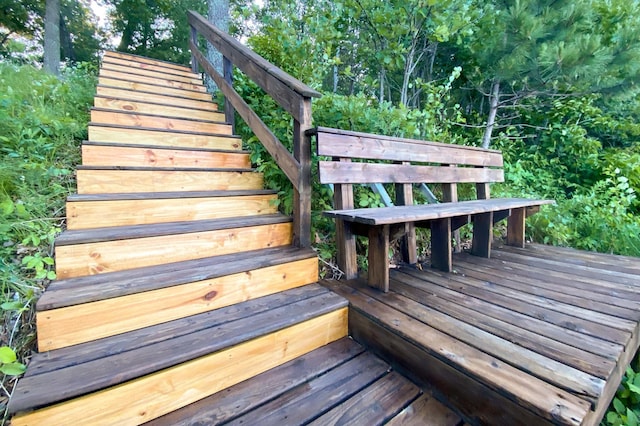 14788 Coyote Dr, Park Rapids, MN 56470 - view of wooden deck