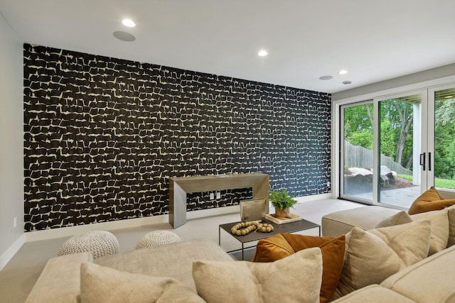 view of living room
