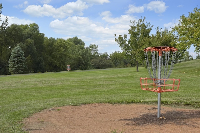 surrounding community featuring a lawn