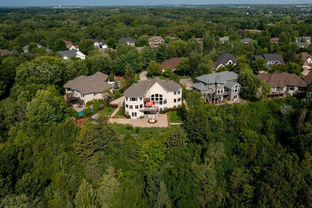 19115 Vogel Farm Trl, Eden Prairie, MN 55347 - aerial view of property's location with a forest