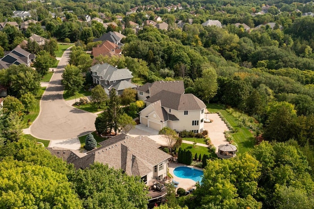 19115 Vogel Farm Trl, Eden Prairie, MN 55347 - drone / aerial view of a pool and a forest