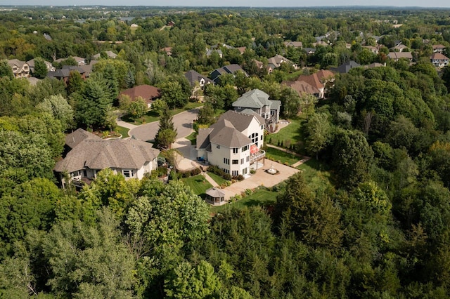 19115 Vogel Farm Trl, Eden Prairie, MN 55347 - aerial view of residential area with a heavily wooded area
