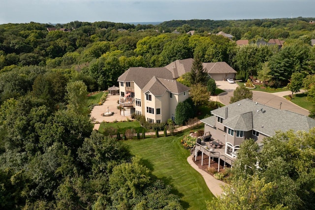 19115 Vogel Farm Trl, Eden Prairie, MN 55347 - view from above of property featuring a heavily wooded area