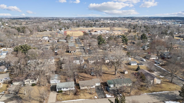 bird's eye view featuring a residential view