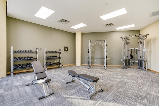 1240 2nd St Unit 704, Minneapolis, MN 55415 - gym with carpet floors and baseboards