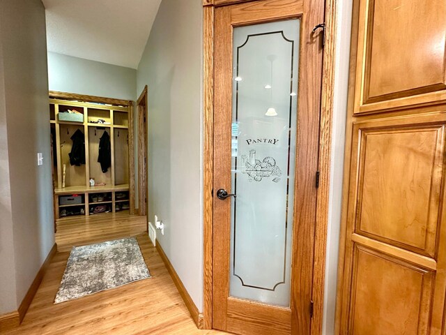 13943 Sundberg Ave, Graham Lakes Twp, MN 56131 - mudroom featuring light wood finished floors and baseboards