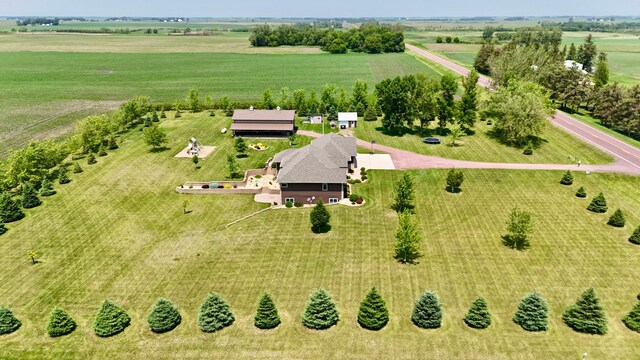 13943 Sundberg Ave, Graham Lakes Twp, MN 56131 - aerial view of sparsely populated area with large plots for crops