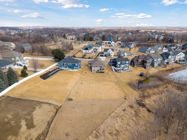 drone / aerial view featuring a residential view