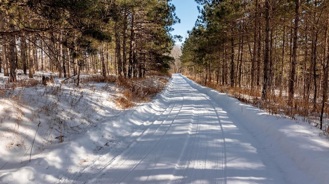 view of road