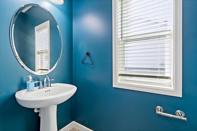 bathroom with plenty of natural light