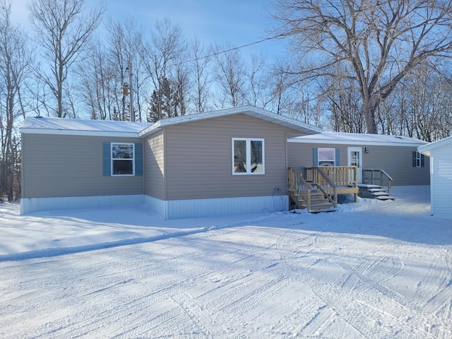 view of manufactured / mobile home